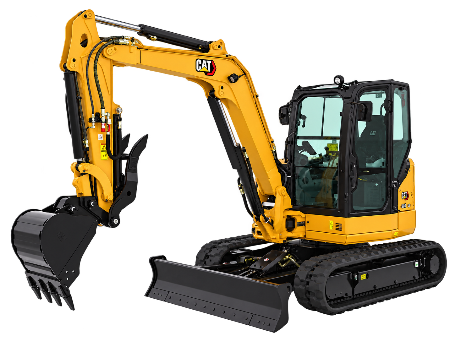 Cat 305 CR Excavator Cutout